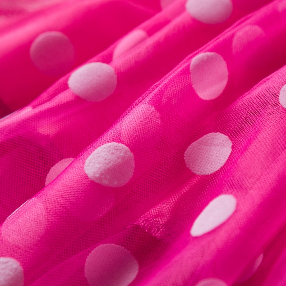 Girls 5T Minnie Mouse Pink & White Polka Dot Birthday Baby Dress w/ Mouse Ears - Picture 5 of 10